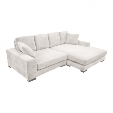 Γωνιακός καναπές Cornerdo αναστρέψιμος μπεζ ύφασμα 265x175x85εκ Υλικό: CHENILLE FABRIC - FOAM - EUCALYPTUS WOOD - PP LEGS 371-000007