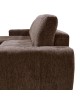 Γωνιακός αναστρέψιμος καναπές-κρεβάτι Vivad ύφασμα σε απόχρωση σκούρο καφέ 275x164x91εκ Υλικό: CHENILLE FABRIC - FOAM - EUCALYPTUS WOOD 371-000010