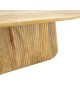 Τραπέζι σαλονιού Aithra μασίφ ξύλο μάνγκο σε φυσική απόχρωση 120x60x42εκ Υλικό: MANGO WOOD 372-000027