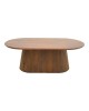 Τραπέζι σαλονιού Aithra μασίφ ξύλο μάνγκο καρυδί 120x60x42εκ Υλικό: MANGO WOOD 372-000028