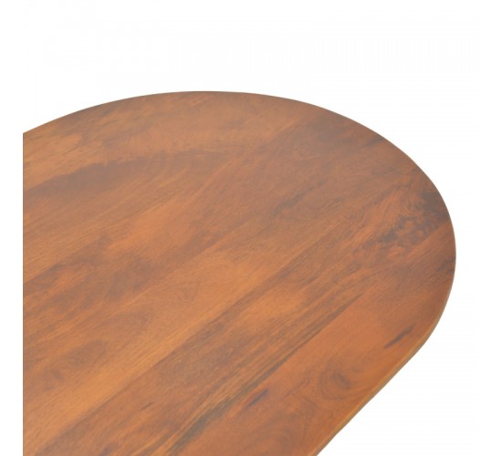 Τραπέζι σαλονιού Aithra μασίφ ξύλο μάνγκο καρυδί 120x60x42εκ Υλικό: MANGO WOOD 372-000028