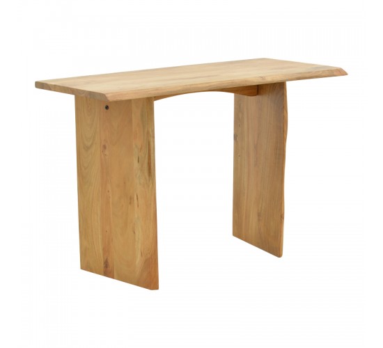 Κονσόλα Mende μασίφ ξύλο ακακίας σε φυσική απόχρωση 110x50x76εκ Υλικό: MANGO WOOD 372-000033