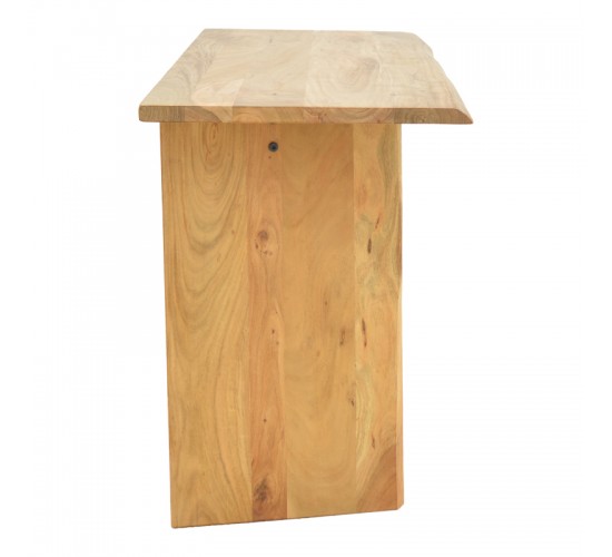 Κονσόλα Mende μασίφ ξύλο ακακίας σε φυσική απόχρωση 110x50x76εκ Υλικό: MANGO WOOD 372-000033