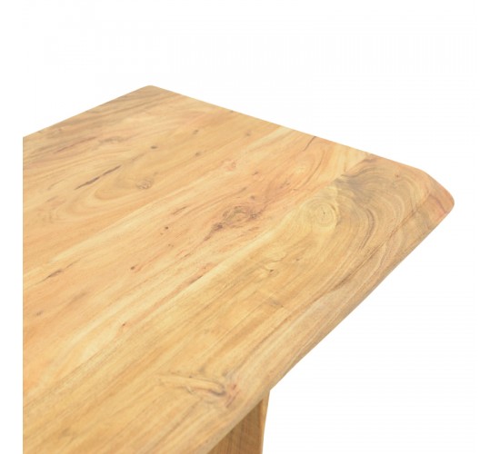 Κονσόλα Mende μασίφ ξύλο ακακίας σε φυσική απόχρωση 110x50x76εκ Υλικό: MANGO WOOD 372-000033