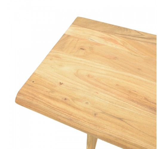 Κονσόλα Mende μασίφ ξύλο ακακίας σε φυσική απόχρωση 110x50x76εκ Υλικό: MANGO WOOD 372-000033