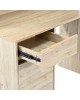 Γραφείο εργασίας Secreta με ράφι σε oak απόχρωση 110x50x135εκ Υλικό: PARTICLE BOARD - MELAMINE 375-000010 Γραφείο εργασίας Secreta με ράφι σε oak απόχρωση 110x50x135εκ Υλικό: PARTICLE BOARD - MELAMINE 375-000010