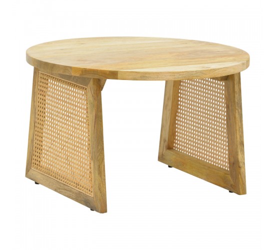 Τραπέζι Tamarind ξύλο mango-φυσικό rattan σε φυσική απόχρωση Φ65x40εκ Υλικό: Mango Wood & Natural Rattan 376-000007 Τραπέζι Tamarind ξύλο mango-φυσικό rattan σε φυσική απόχρωση Φ65x40εκ Υλικό: Mango Wood & Natural Rattan 376-000007