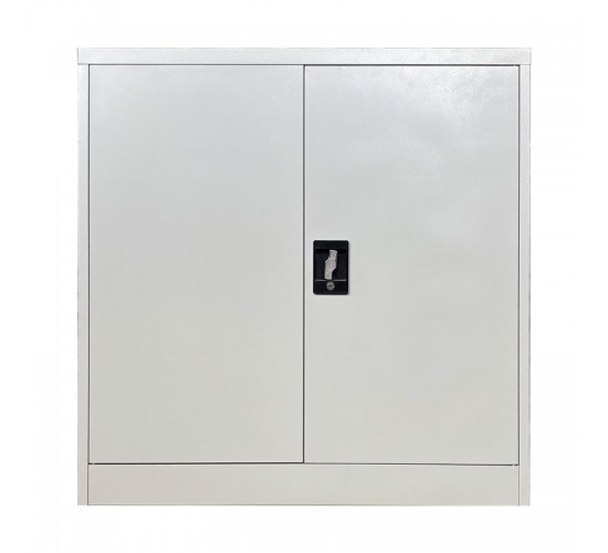 Ντουλάπι Armon μέταλλο σε απόχρωση ανοιχτό γκρι 90x45x90εκ Υλικό: METAL 378-000001