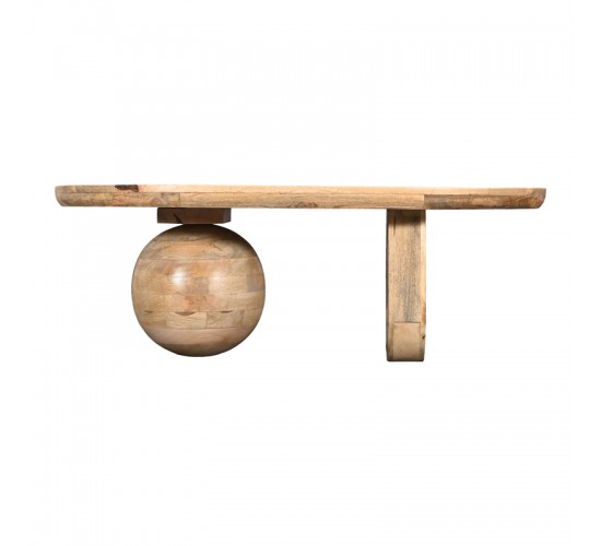 Τραπέζι σαλονιού Kane μασίφ ξύλο ακακίας σε φυσική απόχρωση 110x72x38εκ Υλικό: SOLID ACACIA WOOD 379-000001