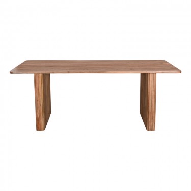 Τραπέζι Casi μασίφ ξύλο ακακίας σε φυσική απόχρωση 200x100x76εκ Υλικό: SOLID ACACIA WOOD 379-000003