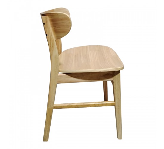 Καρέκλα Lumnia rubberwood σε φυσική απόχρωση 46x50x76εκ Υλικό: RUBBERWOOD - PLYWOOD (SEAT) 382-000008