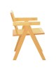 Πολυθρόνα Winslow rubberwood-rattan σε φυσική απόχρωση 51x54x80εκ Υλικό: RUBBERWOOD - PE RATTAN - FABRIC 382-000010