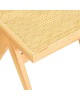 Καρέκλα Winslow rubberwood-rattan σε φυσική απόχρωση 46x58x80εκ Υλικό: RUBBERWOOD -PE RATTAN 382-000012