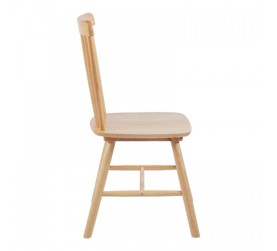 Καρέκλα Bristol rubberwood σε φυσική απόχρωση 45x51x86εκ Υλικό: RUBBERWOOD 382-000016