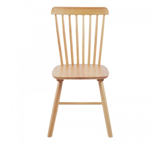 Καρέκλα Bristol rubberwood σε φυσική απόχρωση 45x51x86εκ Υλικό: RUBBERWOOD 382-000016