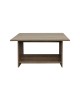 Τραπέζι σαλονιού Votalo σε sonoma απόχρωση 80x40x42εκ Υλικό: 15mm   Particle Board 383-000009