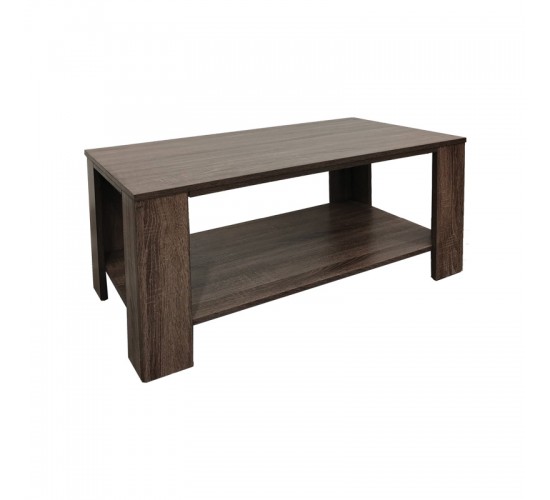 Τραπέζι σαλονιού Votalo I σε καρυδί απόχρωση 90x50x45εκ Υλικό: 15mm   Particle Board 383-000011