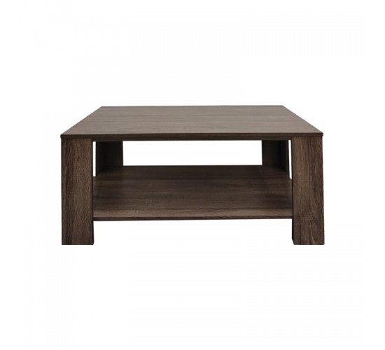 Τραπέζι σαλονιού Votalo I σε καρυδί απόχρωση 90x50x45εκ Υλικό: 15mm   Particle Board 383-000011