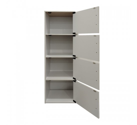Ντουλάπι-στήλη Gabino I σε λευκή απόχρωση  40x34.5x120εκ Υλικό: 12mm   Particle Board 383-000015
