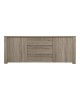 Μπουφές Kalya σε sonoma απόχρωση 220x49x89.5εκ Υλικό: 15mm   Particle Board 383-000018