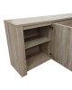 Μπουφές Kalya σε sonoma απόχρωση 220x49x89.5εκ Υλικό: 15mm   Particle Board 383-000018