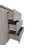 Μπουφές Kalya σε sonoma απόχρωση 220x49x89.5εκ Υλικό: 15mm   Particle Board 383-000018