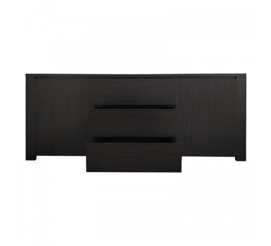 Μπουφές Kalya σε wenge απόχρωση 220x49x89.5εκ Υλικό: 15mm  Particle Board 383-000020