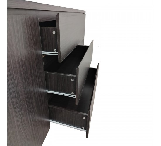 Μπουφές Kalya σε wenge απόχρωση 220x49x89.5εκ Υλικό: 15mm  Particle Board 383-000020