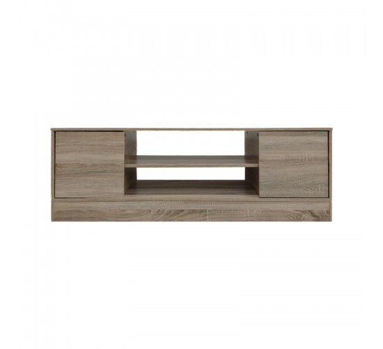 Έπιπλο τηλεόρασης Sasa σε sonoma απόχρωση 120x35x41.5εκ Υλικό: 12mm   Particle Board 383-000030