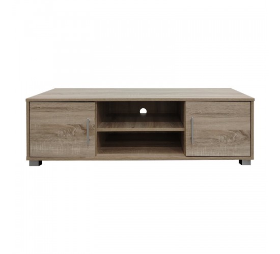 Έπιπλο τηλεόρασης Serank σε sonoma απόχρωση 120x40x40εκ Υλικό: 15mm   Particle Board 383-000036