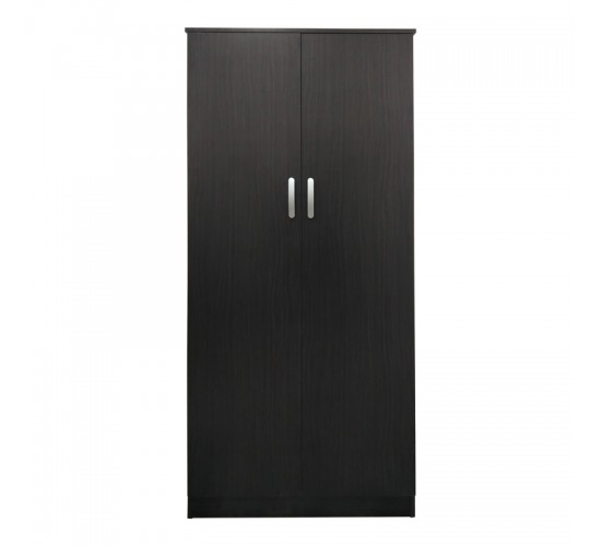 Ντουλάπα δίφυλλη Lego σε wenge απόχρωση 80x42x180εκ Υλικό: 15mm Particle Board 383-000049