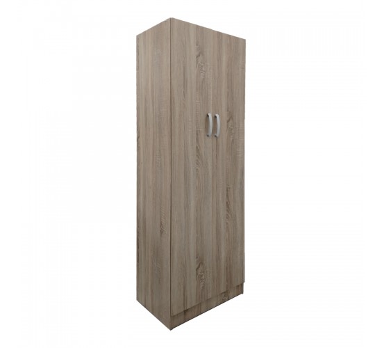 Ντουλάπα δίφυλλη Lego σε sonoma απόχρωση 60x42x180εκ Υλικό: 12mm Particle Board 383-000053