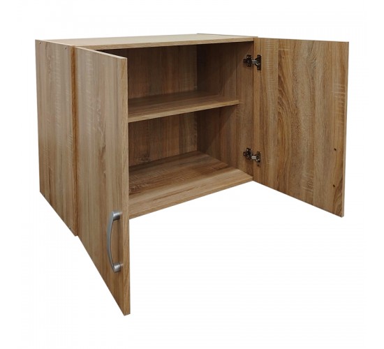 Πατάρι ντουλάπας δίφυλλο Lego σε sonoma απόχρωση 79x41.5x60εκ Υλικό: 15mm Particle Board 383-000061