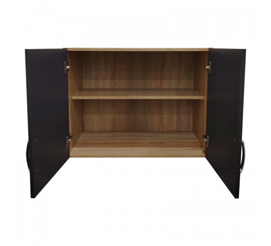 Πατάρι ντουλάπας δίφυλλο Lego σε sonoma-ανθρακί απόχρωση 79x41.5x60εκ Υλικό: 15mm Particle Board 383-000064