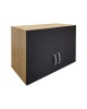 Πατάρι ντουλάπας δίφυλλο Lego σε sonoma-ανθρακί απόχρωση 79x41.5x60εκ Υλικό: 15mm Particle Board 383-000064