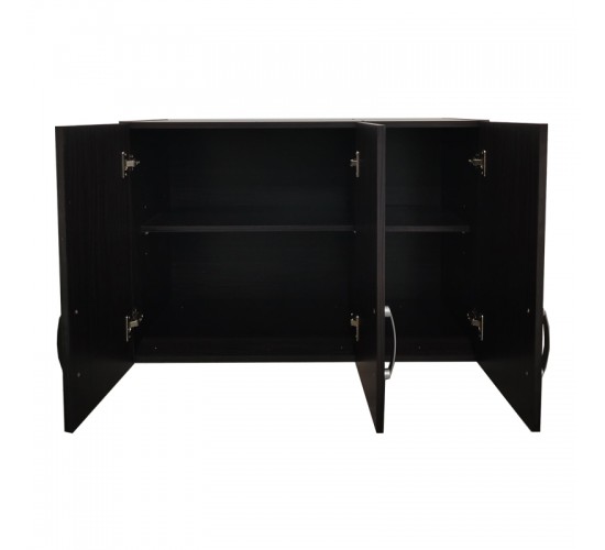 Πατάρι ντουλάπας τρίφυλλο Lego σε wenge απόχρωση 90x41.5x60εκ Υλικό: 15mm Particle Board 383-000067