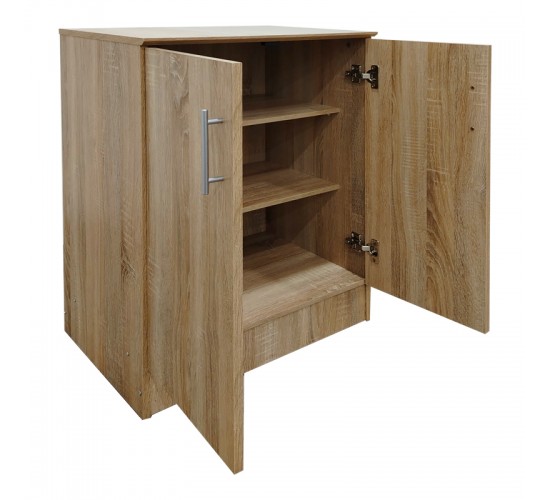 Παπουτσοθήκη-ντουλάπι Souken 6 ζευγών σε sonoma απόχρωση 60x40x80εκ Υλικό: 12mm   15mm Particle Board 383-000071