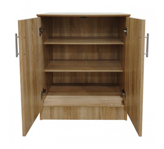 Παπουτσοθήκη-ντουλάπι Souken 6 ζευγών σε sonoma απόχρωση 60x40x80εκ Υλικό: 12mm   15mm Particle Board 383-000071