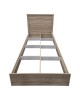 Κρεβάτι Athos σε sonoma απόχρωση 90x190εκ Υλικό: 15mm Particle Board 383-000088