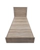 Κρεβάτι Athos σε sonoma απόχρωση 90x190εκ Υλικό: 15mm Particle Board 383-000088