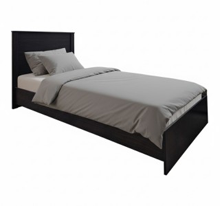 Κρεβάτι Athos σε wenge απόχρωση 90x190εκ Υλικό: 15mm Particle Board 383-000092