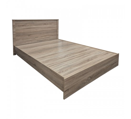 Κρεβάτι Athos σε sonoma απόχρωση 140x200εκ Υλικό: 15mm Particle Board 383-000093