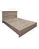 Κρεβάτι Athos σε sonoma απόχρωση 140x200εκ Υλικό: 15mm Particle Board 383-000093