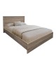 Κρεβάτι Athos σε sonoma απόχρωση 140x200εκ Υλικό: 15mm Particle Board 383-000093