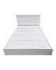 Κρεβάτι Athos σε λευκή απόχρωση 140x200εκ Υλικό: 15mm Particle Board 383-000094