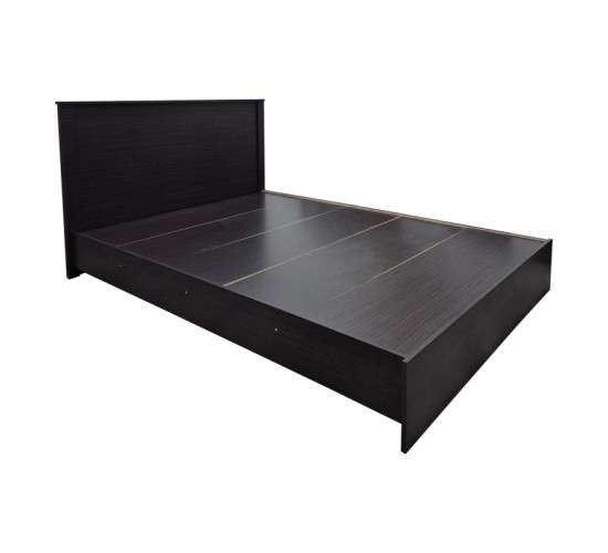 Κρεβάτι Athos σε wenge απόχρωση 140x200εκ Υλικό: 15mm Particle Board 383-000097