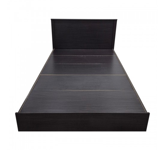 Κρεβάτι Athos σε wenge απόχρωση 140x200εκ Υλικό: 15mm Particle Board 383-000097