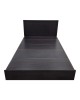 Κρεβάτι Athos σε wenge απόχρωση 140x200εκ Υλικό: 15mm Particle Board 383-000097