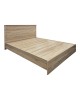 Κρεβάτι Athos σε sonoma απόχρωση 160x200εκ Υλικό: 15mm Particle Board 383-000098