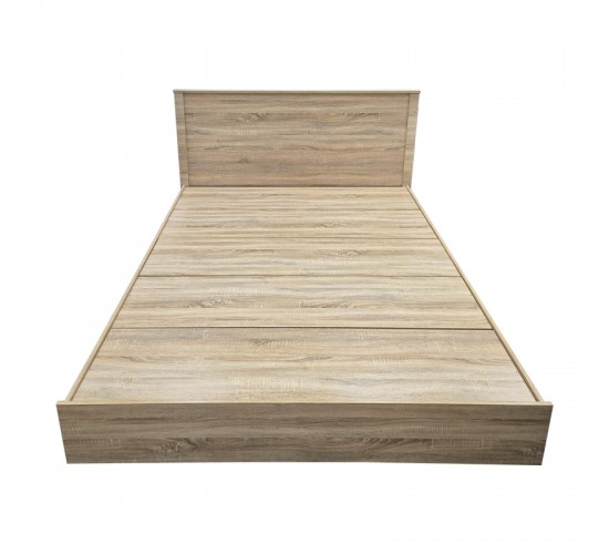Κρεβάτι Athos σε sonoma απόχρωση 160x200εκ Υλικό: 15mm Particle Board 383-000098